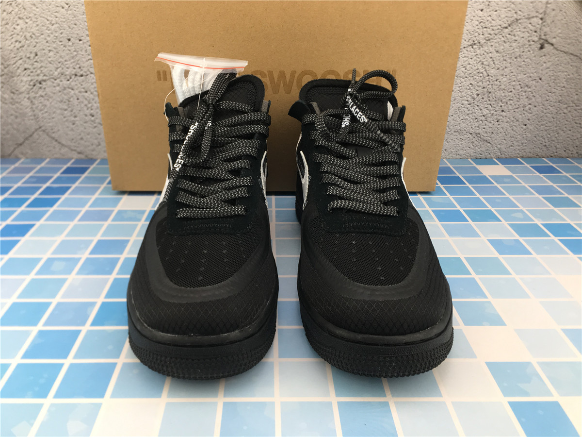 Off-White x Air Force 1 Low Black AO4606 001